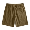 thumbnail image 6 of IAJDKMEK Men's Summer Color Casual Shorts - Textured Multi-Pocket Shorts, Great Hiking Shorts and Everyday Shorts for Men,Ginger L, 6 of 6