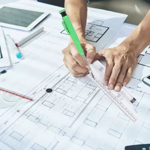 Regla Rodante Paralela, Cuerpo Transparente Multifuncional, Regla De Rodillo De Dibujo Práctica De 30 Cm, Deslizamiento Estable Para Estudio