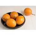 thumbnail image 2 of 10 * Seeds SWEET GRANADILLA Yellow Passionfruit Grenadia Sugar Fruit Passiflora Ligularis Huge Purple & White Flower Yellow Orange Fruit Vine Seeds, 2 of 11