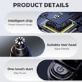 thumbnail image 3 of 2-in-1 Nose Hair Trimmer, Ultimate 2-in-1 Nose Hair Trimmer - for Effortless, All-Day Comfort, Groom with Precision, Rechargeable Portable for Noses, Ear and Eyebrow (Black+Blue), 3 of 8
