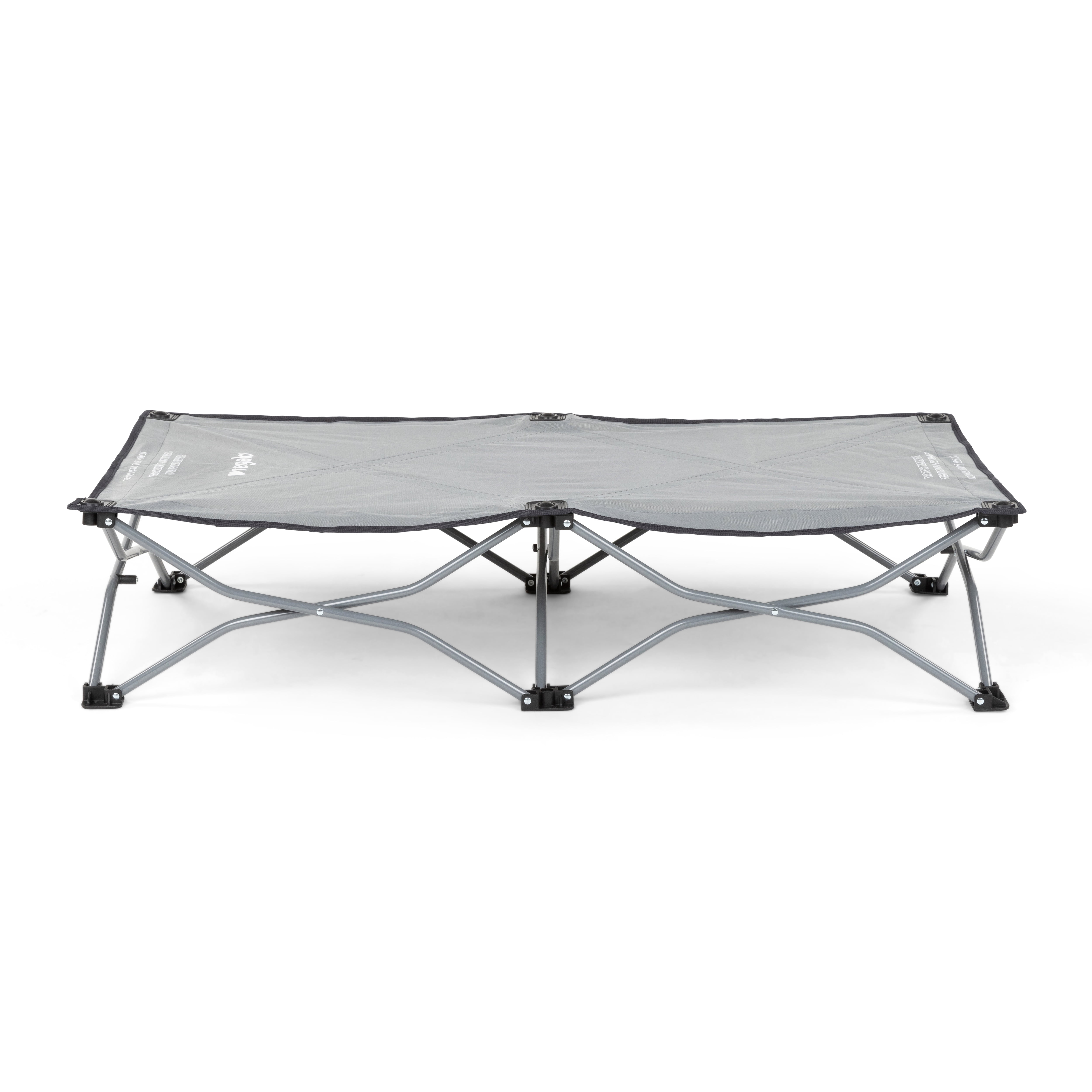 Regalo My Cot Portable Toddler Bed, Lightweight Travel Bed for Kids, Gray
