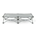 thumbnail image 2 of Regalo My Cot Portable Toddler Bed, Lightweight Foldable Travel Bed for Kids, Gray, 2 of 8