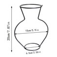 thumbnail image 3 of Ramiter Creative Desktop Vase Iron Bracket Flower Arrangement Iron Flower Stand Ornament, 3 of 4