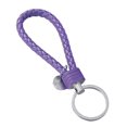 thumbnail image 1 of Llavero de cuero de PU, regalo del día , único, simple, el mejor regalo para papá, él, padre, llavero de coche para hombres, papá, esposo Violeta, 1 of 8