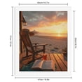 thumbnail image 2 of Paint By Numbers Kit for Adults Beginner - DIY Chair Beach Sunset Relaxation Canvas Painting Kits for Adults, Frameless Paint By Number for Adults for Home Wall Decor 16x20 Inch, 2 of 7