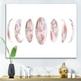 thumbnail image 2 of Moon Phases On White 8 in x 12 in Painting Canvas Art Print, by Designart, 2 of 4
