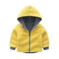thumbnail image 2 of Toddler Big Boys Winter Warm Fleece Hoodie SweatShirt Zipper Jacket, 2 of 7