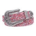 thumbnail image 2 of Western Cowboy Rhinestone Bling Mesh Stone Belt - Multi Color Options, 2 of 5