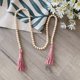 thumbnail image 4 of Garland Wood Bead String Garland Colgante de pared Borla Colgante Sala de estar Suministros de decoración para fiestas, Rosa Kearding HA004853-01, 4 of 6