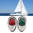 thumbnail image 3 of Lamp 2PCS 10-30V Boat Navigation Light LED  Warning Lamp Universal for Pontoon Yacht, 3 of 8