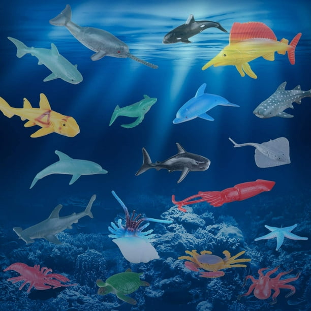 16 PCS Ocean Sea Animal Figures,Mini Sea Life Creatures Toys,Realistic Deep  Sea Animal Figures,Plastic Ocean Animals Figures Set,Birthday Cake Topper  Party Supplies for Kids Toddlers (Marine life) - Yahoo Shopping