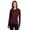Burgundy, variant on RBX Active Women's Ultra Soft Long Sleeve Lightweight Yoga Running Tee