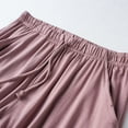thumbnail image 4 of UAMVSH Modal Pajama Shorts for Women Basic Loose Fit Lounge Shorts Soft Elastic Waist Drawstring Pj Bottoms Summer Thin Sleep Shorts, 4 of 7