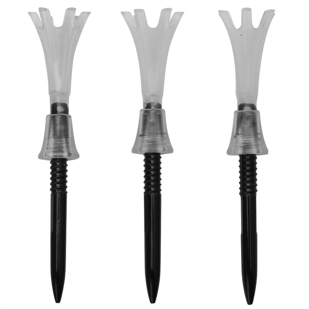 HERCHR Adjustable Golf Tee, 3 Pcs/Lot T204 Golf Rotational Limited Golf