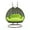 Green, variant on LeisureMod 2-Person Hanging Wicker Egg Chair with Stand, Indoor/Outdoor Patio Swing Hammock Lounge with UV-Resistant Beige Cushions, Blue