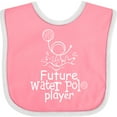 thumbnail image 3 of Inktastic Future Water Polo Player Boys or Girls Baby Bib, 3 of 4