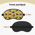 thumbnail image 2 of Salouo 90s Audio Tape Pattern Eye Masks, 1-Pack Sleep Mask Eye Cover Washable Sleeping Eyeshade Block Sleep Shade Cover Light Reduces Traveling Gifts, 2 of 7