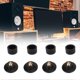 thumbnail image 4 of 4pcs Speaker Isolation Feet Professional Shock Absorption HiFi Speaker Isolation Spikes for Turntable Amplifier CD Player HIFI Speaker Black, 4 of 5