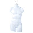 thumbnail image 2 of Only Hangers Mannequin Suspendu en Plastique pour Homme, Forme Claire Givrée - Lot de (1), 2 of 4