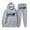 Grey, variant on Trapstar Hoodies for Women Sets Long Sleeve Graphic Sweatshirts Loose Trapstar Street Hip-hop Pullover Sweatshirts+Sweatpants Women Set of 2 Classic Sweatshirts(Black, S)