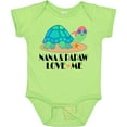 thumbnail image 3 of Inktastic Nana and Papaw Love Me Grandchild Turtle Boys or Girls Baby Bodysuit, 3 of 5