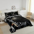 thumbnail image 3 of Erosebridal Basketball Comforter Sets, Black Grey Comforters & Duvets, Sports Room Decorative, Reversible, 3 of 7