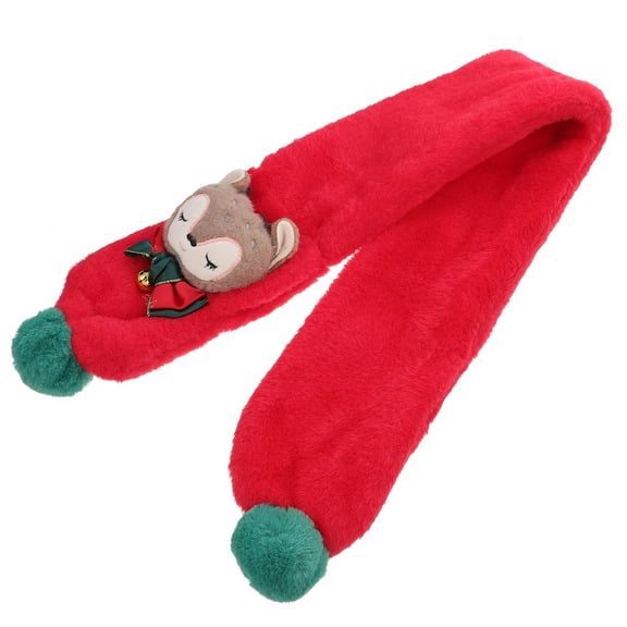 DRAFIDEEP Children Scarf Warm 1 Pc Polyester Christmas Style For Winter Outdoor Activities
