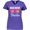 Purple, variant on Boca Raton Florida Vacation Women's V-Neck T-Shirt