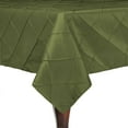 thumbnail image 1 of Ultimate Textile (5 Pack) Embroidered Pintuck Taffeta 72 x 120-Inch Rectangle Tablecloth Moss Green, 1 of 3