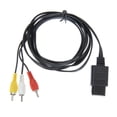 thumbnail image 2 of Cable de vídeo de juego RCA de TV AV de 1,8 m y 6 pies para Snes Nintendo 64 N64 Ndcxsfigh Nuevos Originales, 2 of 6