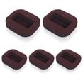 thumbnail image 1 of Ounissouiy 5 piezas de muebles antideslizantes, tapones para ruedas de sofá, marco de cama para silla, prevención de deslizamiento, almohadillas para Almacenamiento y organización del hogar marrón Ounissouiy HA028340-02, 1 of 6