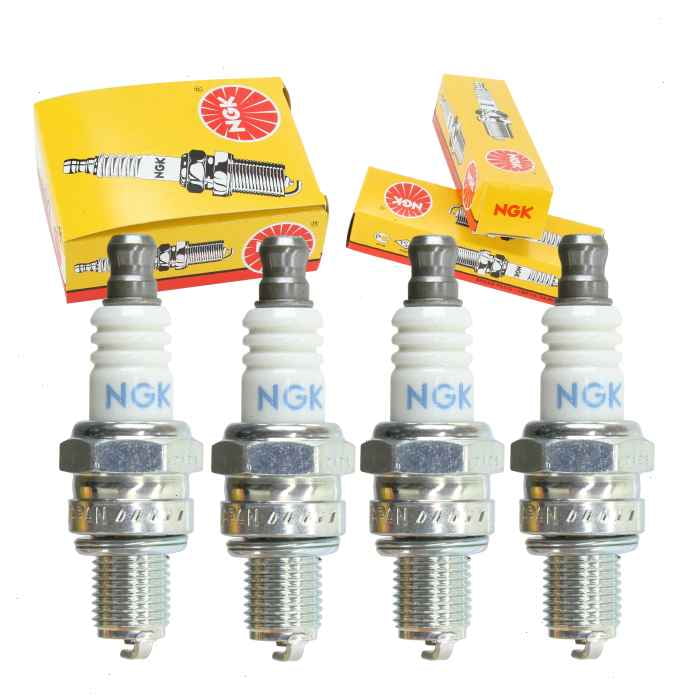 4 pc NGK 3066 Standard Spark Plugs for 965 965-1 AC7R E3.24 RZ7C TY26714 Ignition Wire Secondary