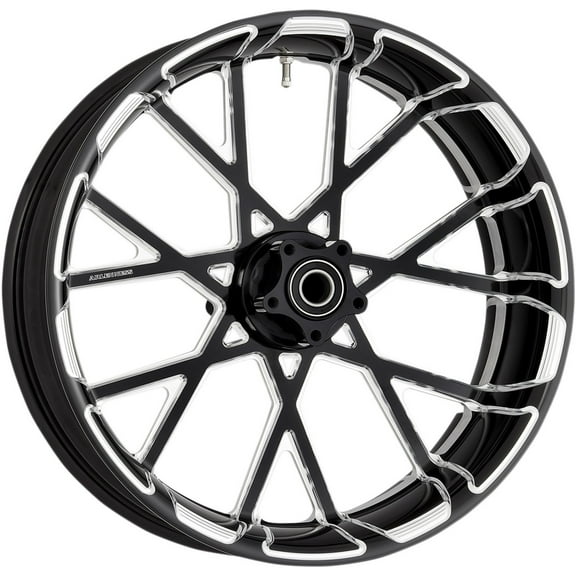 Arlen Ness 18" x 5.5" Procross Forged Black Rear Wheel w/Hub (10101-203-6501)