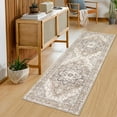thumbnail image 7 of 2 x6ft Washable Hallway Runner Rugs, Non-Slip Soft Kitchen Rug Runner Laundry Room Rug, Vintage Floor Runner for Kitchen Entryway Laundry Room, 7 of 7
