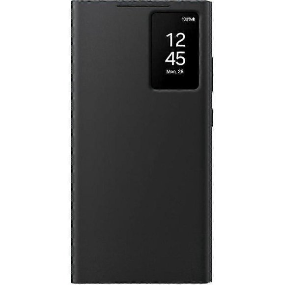 Official Galaxy S24 Ultra Smart View Wallet Case, Black