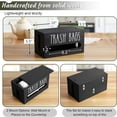 thumbnail image 3 of Trash Bag Dispenser, Wooden Garbage Bag Holder, Fits Most Standard Sizes, Wall Mount or Countertop, Kitchen Storage & Organization, 3 of 7