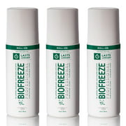 Biofreeze Biofreeze Professional 3oz Roll-On 3PK Pain Relief Arthritis Fast-Acting Muscle Back