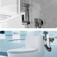 thumbnail image 4 of Handheld Bidet Sprayer For Toilet - Wall Mount Spray - 1 In 2 Out Washing Machine And Toilet Taps - Better Care & Cleaning, 4 of 11