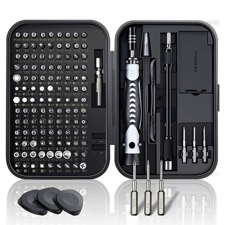 

130 IN 1 Precision Screwdriver Set Computer Repair Tool Kit with 120 Screwdriver Bits Screwdriver Kit with Magnetizer