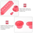 thumbnail image 4 of Miangastore Strat Guitar Pickup Covers Knobs Switch Tip Set for Stratocaster Replacement Accessory Kit Dark Pink, 4 of 5