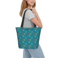 thumbnail image 6 of Bingfone Funny Cat Blue Women Shoulder Tote Bags Casual Bag Ladies Shopping Handbag, 6 of 6