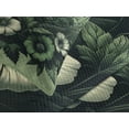 thumbnail image 4 of Ambesonne Dark Green Quilted Bedspread Set 3 Pcs, Wildflowers and Leaves, Queen Size, Emerald, 4 of 4