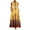 DT-Yellow, variant on DailyTrove Women's Boho Print Maxi Dress, Sleeveless, Casual Beach & Cultural Event Wear, Lightweight , Contrast Trim