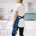 thumbnail image 4 of JSTEL Blue Stars Apron with 2 Pockets for Women Men Adjustable Garden Bib, 4 of 5
