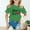 Green, variant on Girls Shirts Size 7-8 Girls Shirts Kid Girls Cute Graphic Round Neck Short Sleeve Tee Summer Casual T Shirt 13925