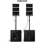 PRORECK Club 8000 18 Stereo DJ/Powered PA Speaker System Combo with Bluetooth and Subs