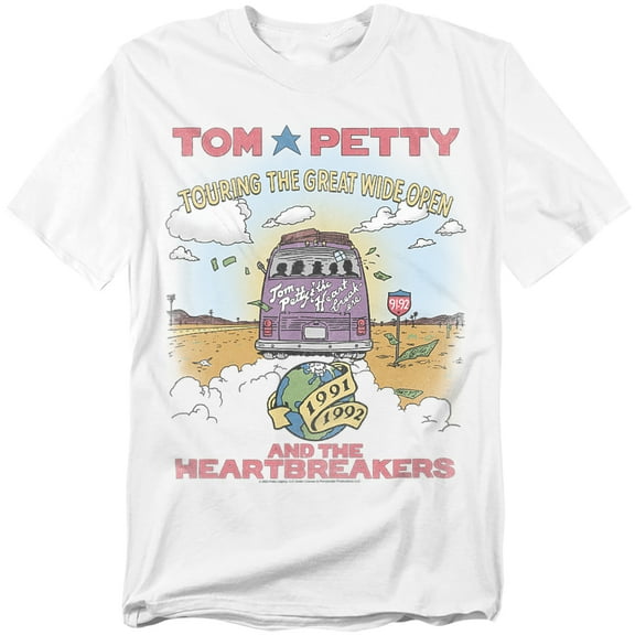 Tom Petty And The Heartbreakers T-Shirt The Great Wipe Open Unisex Graphic Tee for Men & Women