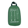 thumbnail image 2 of facefd 36x21cm Utensil Organizer Storage Bag Knife Tote Tableware Carrier Green, 2 of 5