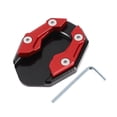 thumbnail image 1 of Unique Bargains Support Latéral de Moto avec Clé en Alliage d'Aluminium Rouge 1 Ensemble, 1 of 7