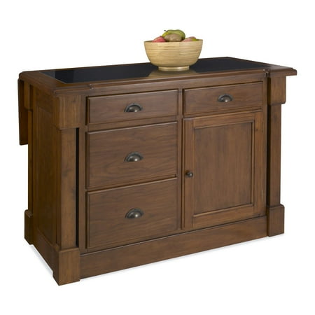 Home Styles Aspen Kitchen Island with Hidden Drop Leaf ...